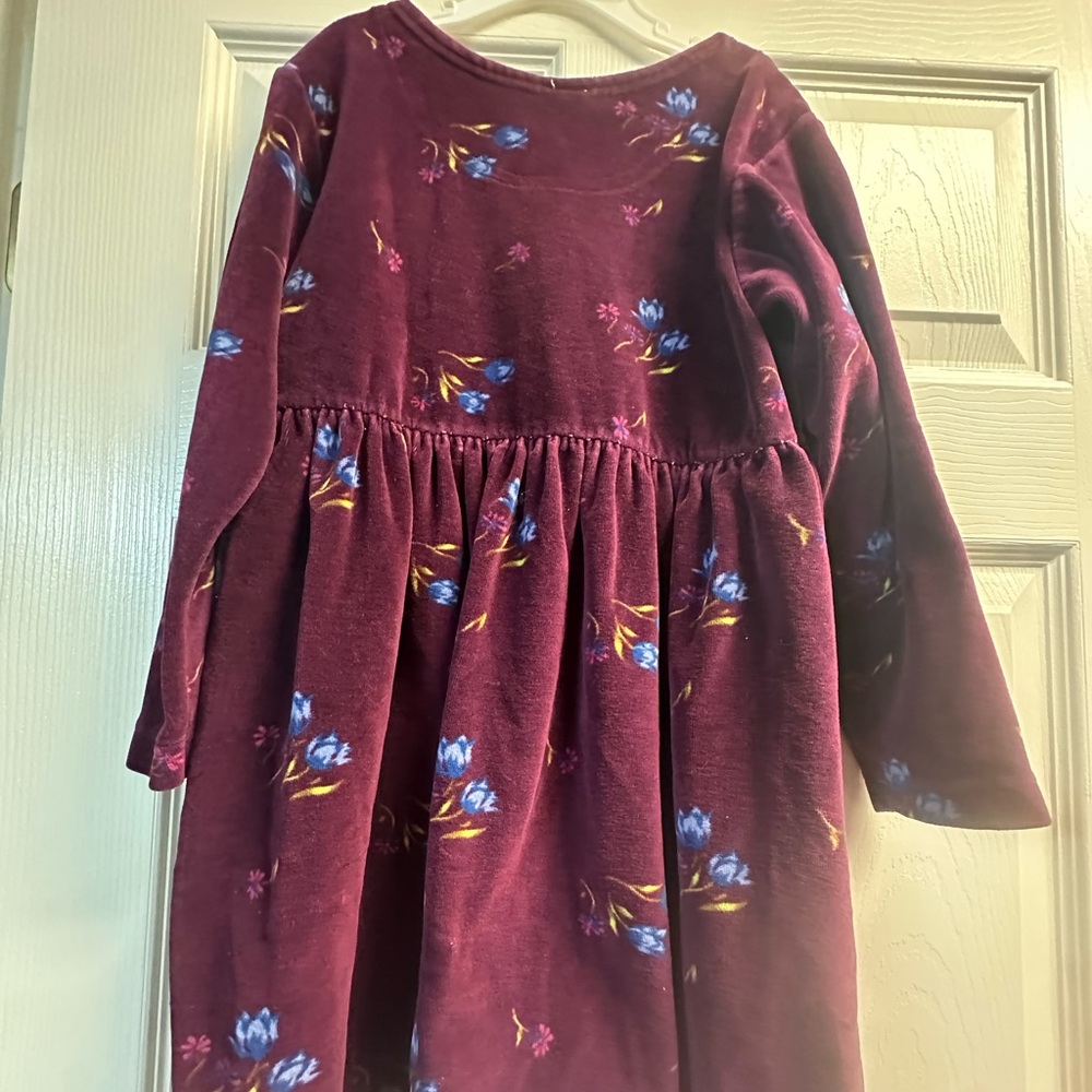 Gap Size 6 Girls Skater Dress Floral Design